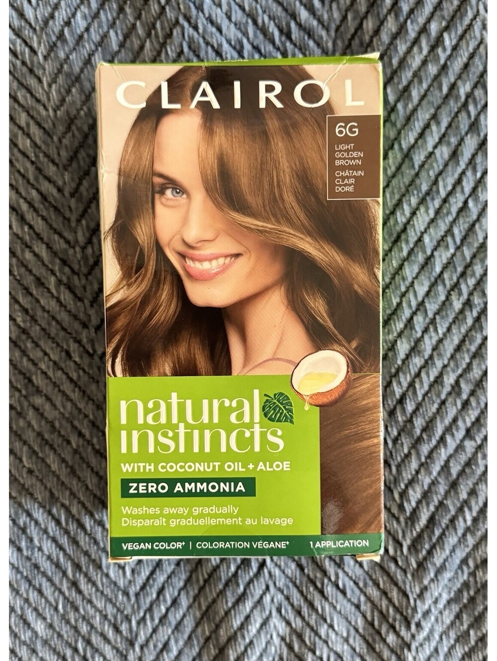 Clairol Natural Instincts Demi-Permanent Hair Dye 6G Light Golden Brown
